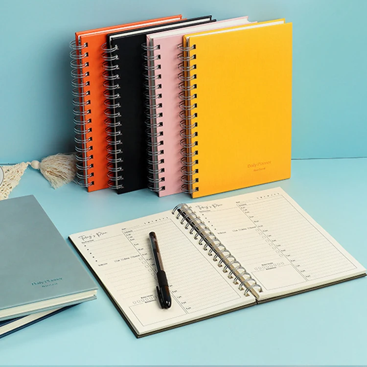 Тетрадь в твердом переплете A5 Толстая спиральная печать недорогая тетрадь для