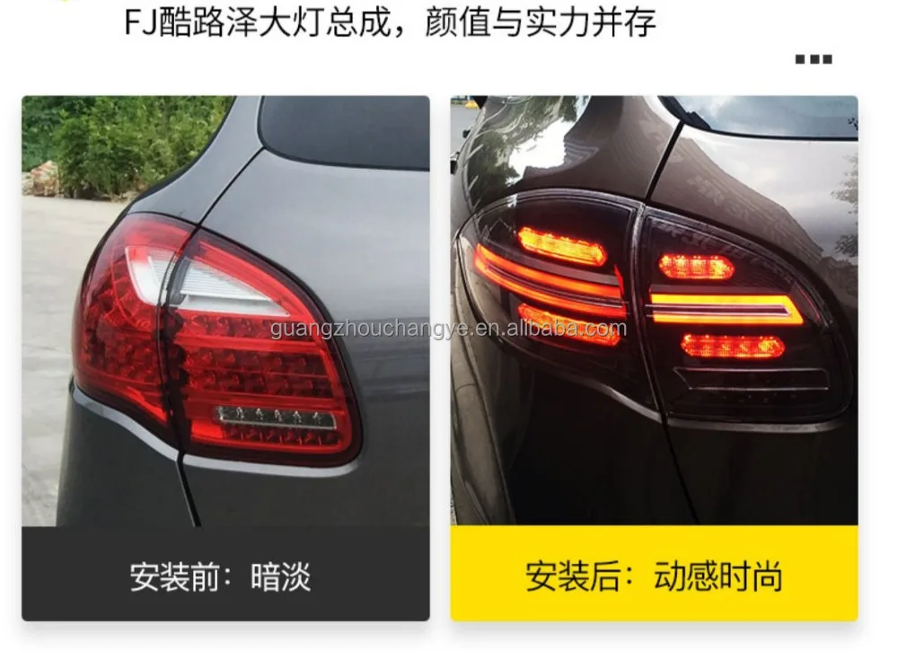 For Porsche Cayenne S Taillights 2011-2014 Tail Lights All Led Cayenne  Taillight Rear Lamp Dynamic Turn Signal - Buy For Porsche Cayenne S  Taillight,Led Rear Light For For Porsche Cayenne S,Back Light