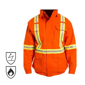 CE Certificate Winter Oil Gas Anti Static Welding Safety Industrial Workwear Petroleum Drill Men Mechanical Engineering Uniform