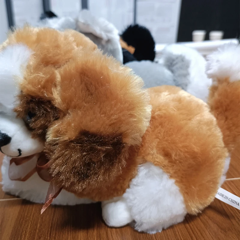 2024 Factory Wholesale Custom Cute Plush Plush Toy Sitting Dog Plush