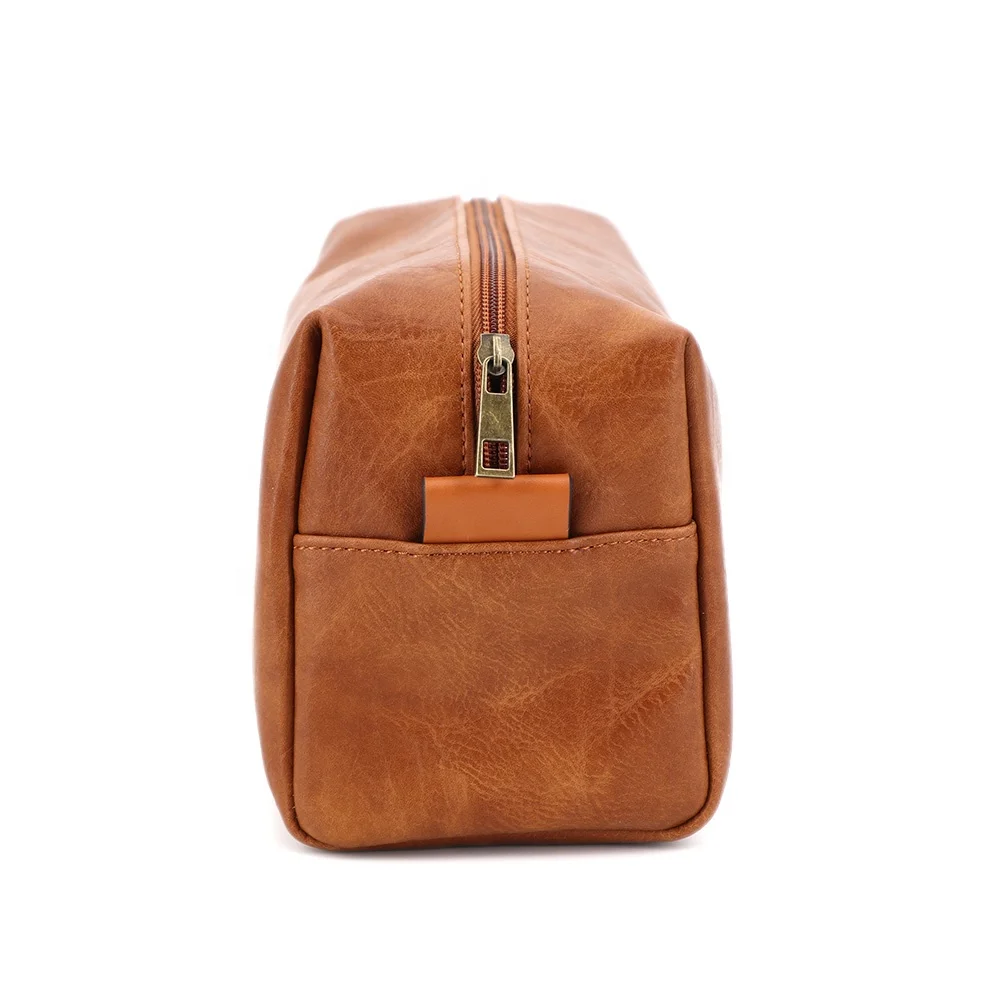 
Фабричный OEM косметичка из искусственной кожи, мужская сумка для туалетных принадлежностей, органайзер, косметичка с логотипом на заказ, кожаная сумка на молнии 