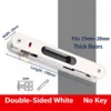 Double Side No Key + White