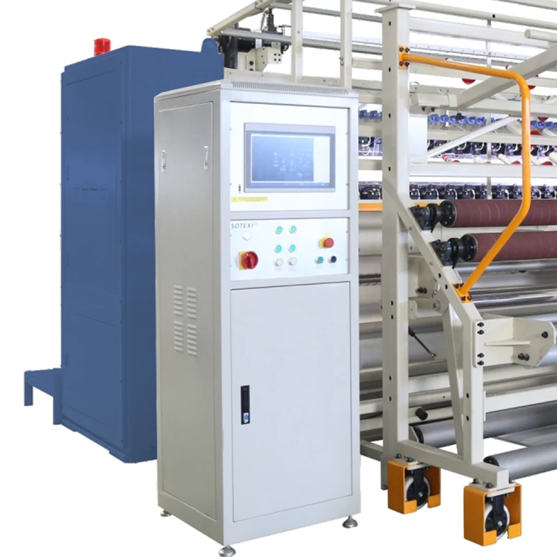 China Computerized Industrial Multi Needle Cpu Bord Quilt Filling Duvet Quilting Machine