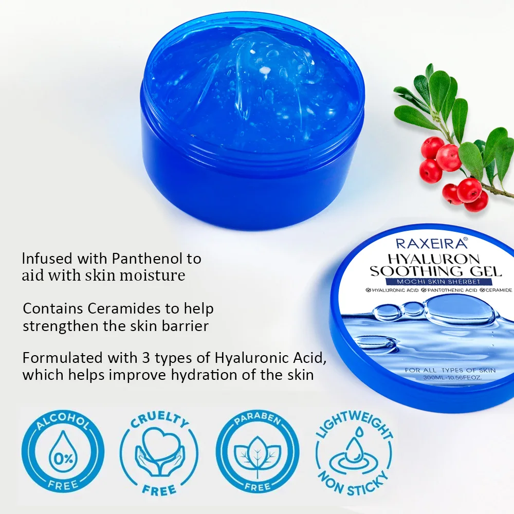 Private Label 100% Pure Aloe Vera Gel for Skin and Hair - Soothing & Hydrating Moisturizer FD60164112