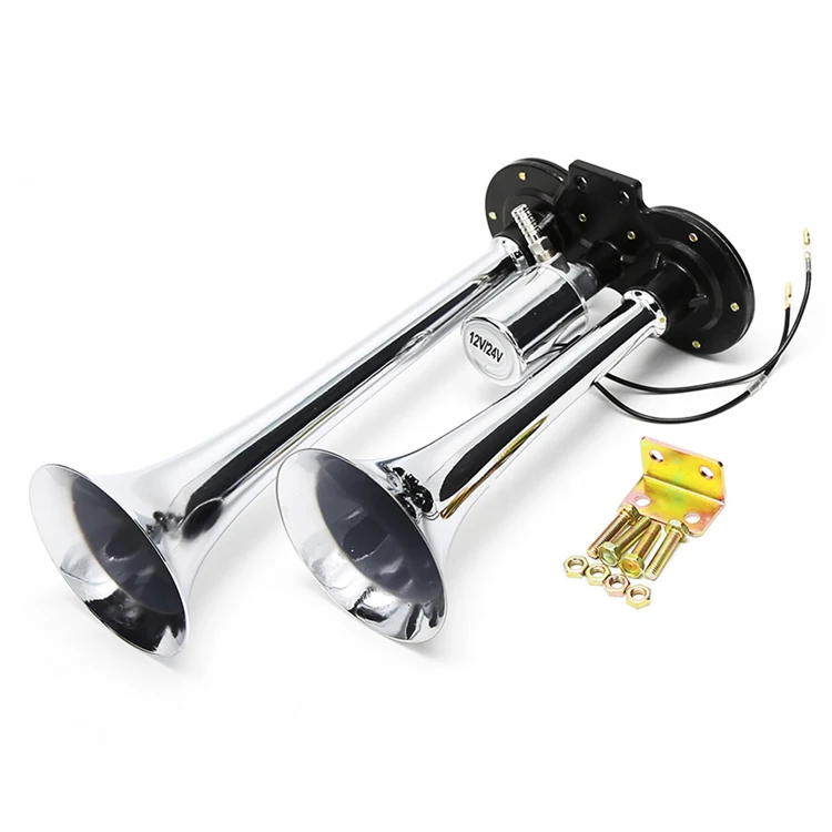 Auto Accessories 12V Double Trumpet Air Horn Super Loud - China Speaker,  Loudspeaker