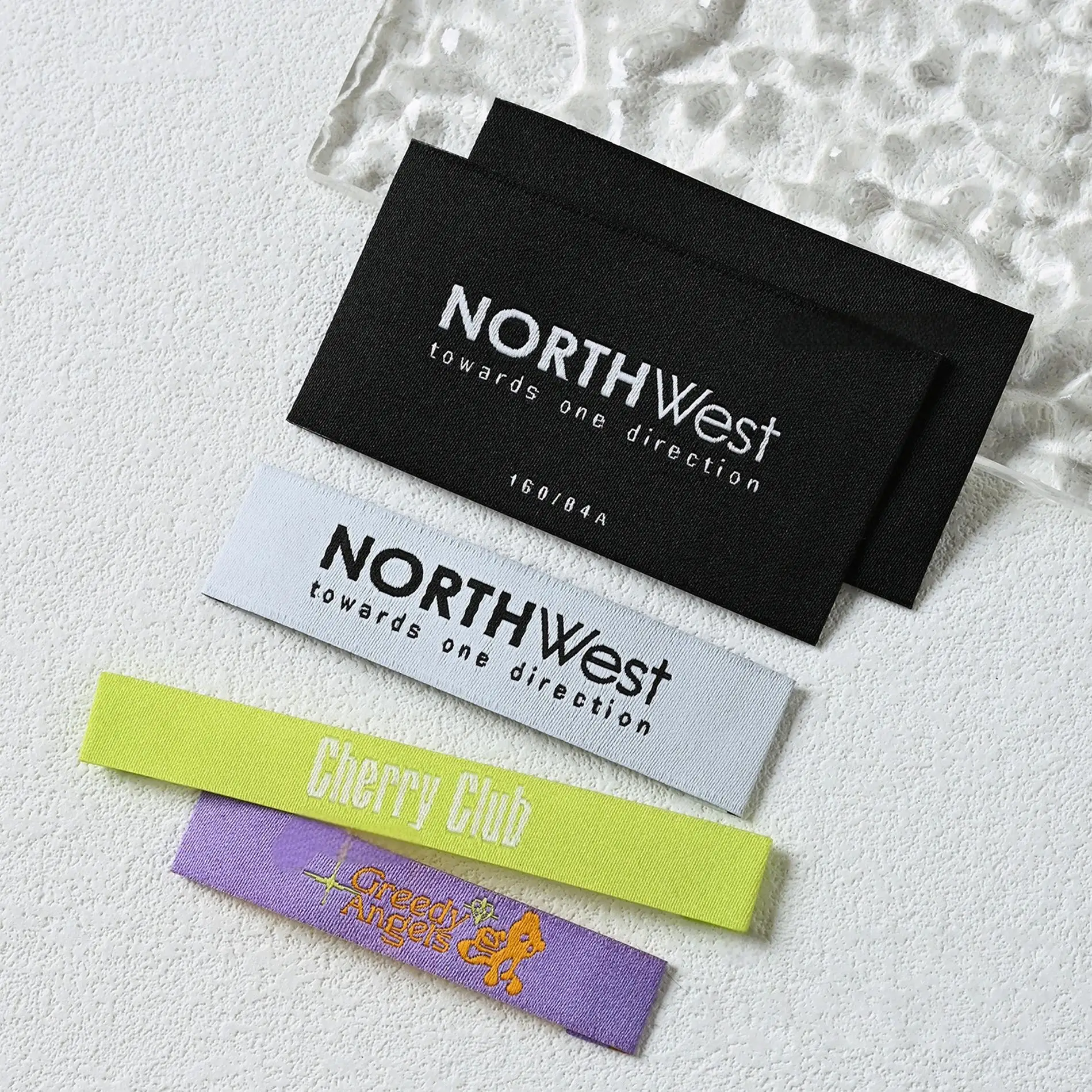 Factory Custom Personalized Private Logo Garment Labels Iron on T