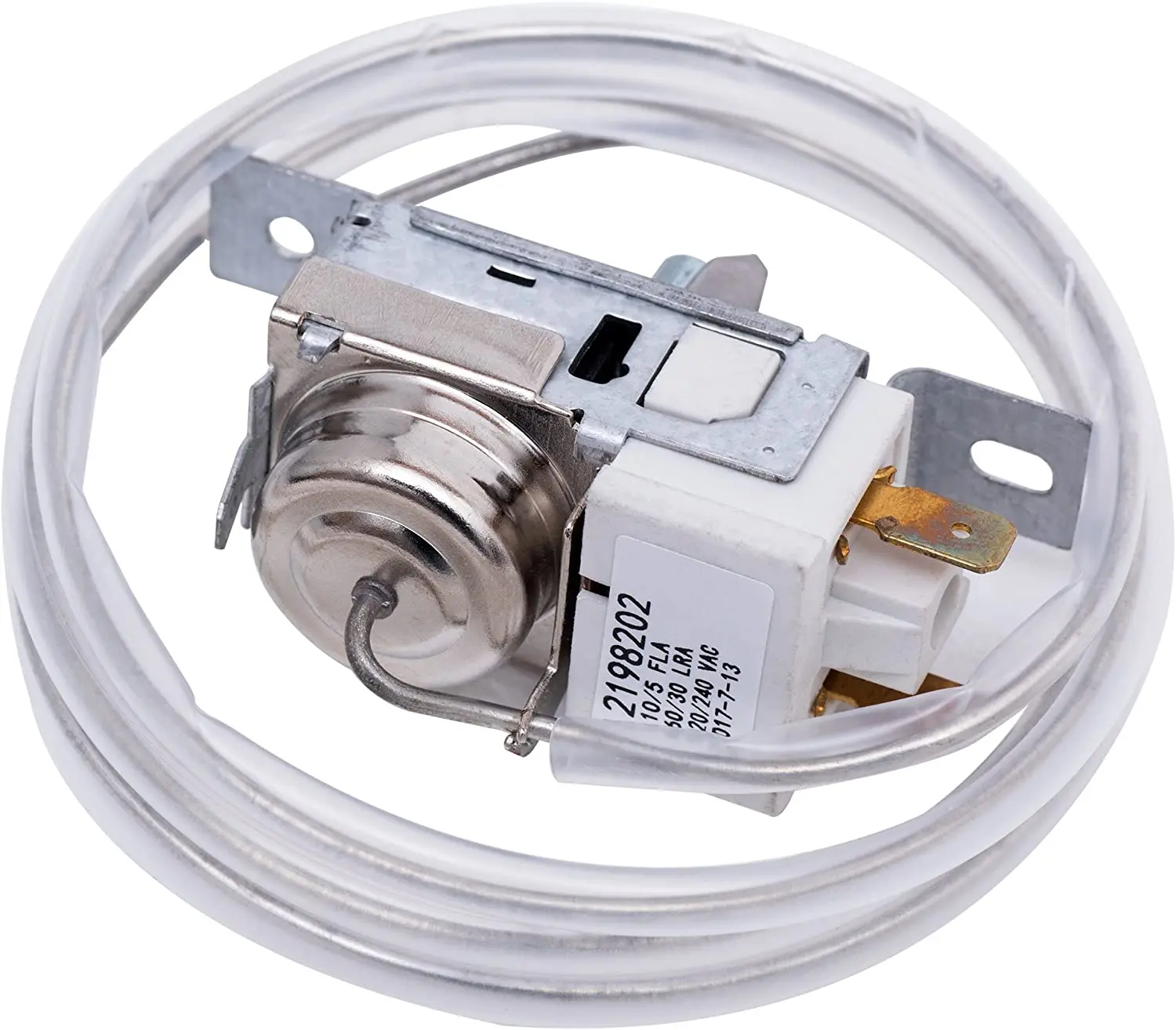 2198202 Refrigerator Cold Control Thermostat Air Conditioner Parts Capillary Defrost HVAC Bimetal Thermostat