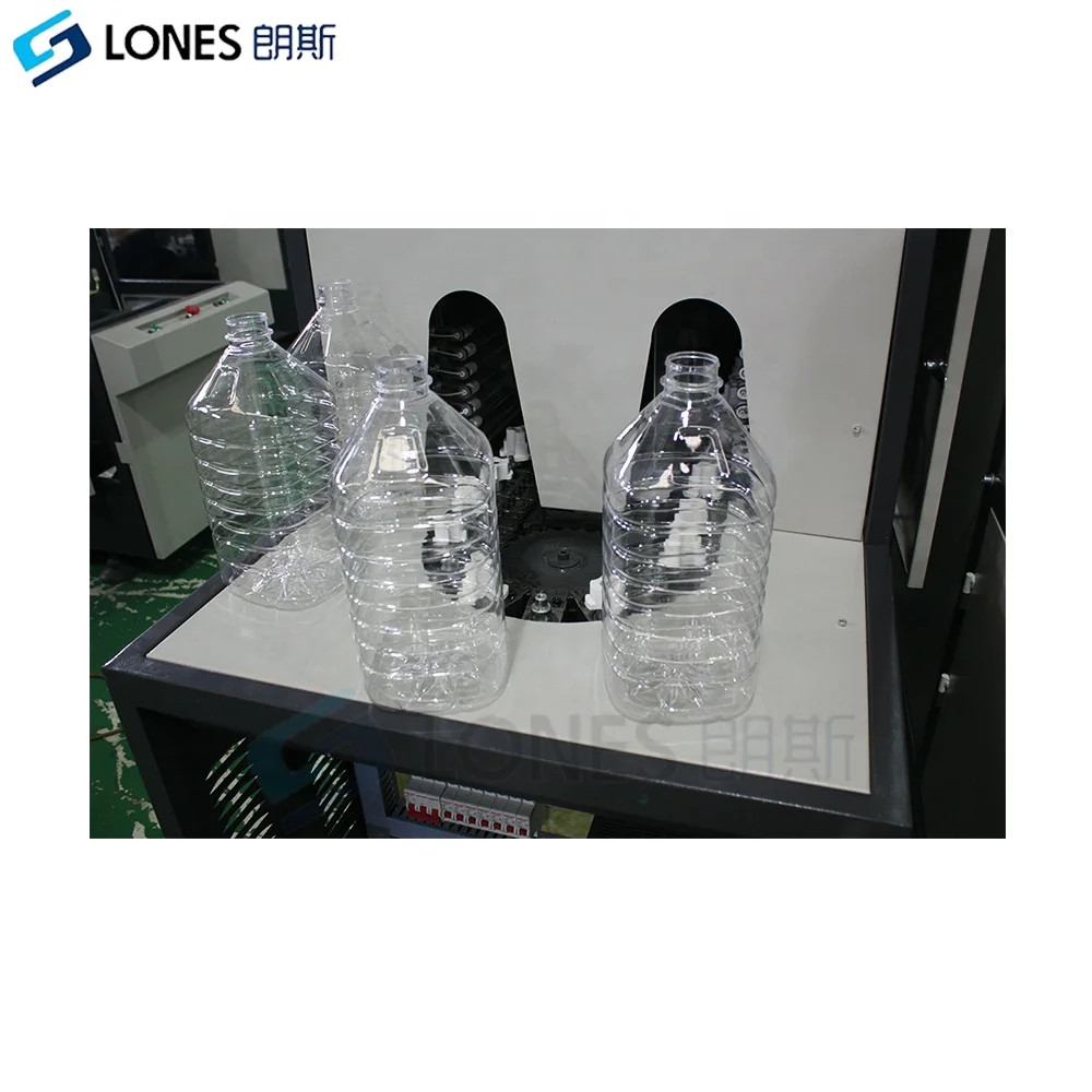 LS-B5L-2 Cavity Plastic Pet Bottle Blowing Mould Machine 1L to 7L PET Plastic Cooking Oil Jar Bottle Blow Molding Machine 600BPH