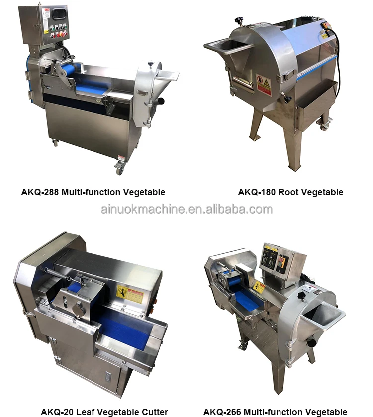 Stainless Steel Automatic Multipurpose Cabbage Leafy Vegetable Fruit Shredder and Cutting Machine
