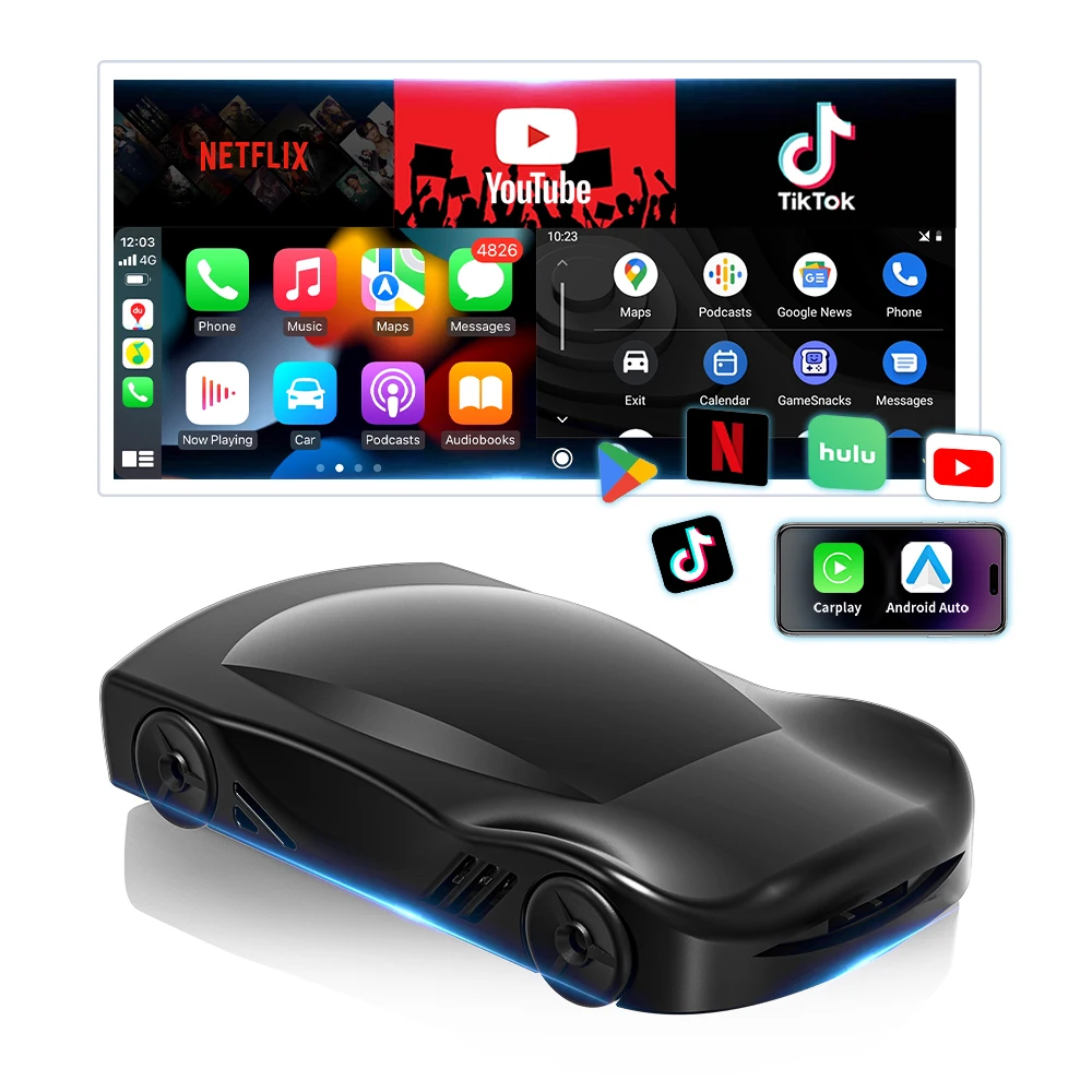 Herilary C6 Portable Carplay System - Wireless & Smart