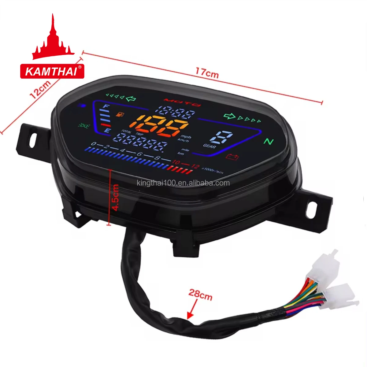 KAMTHAI WAVE100 WAVE110 Motorcycle Digital Speedometer for Honda WAVE100  Wave110 RS Speedometer