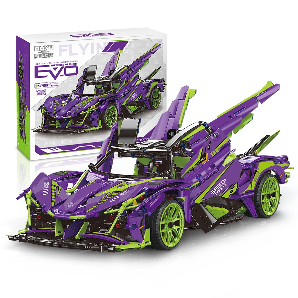 MOYU Block 1:10 EVO Cool Sport Car Model - 2183 PCS Puzzle