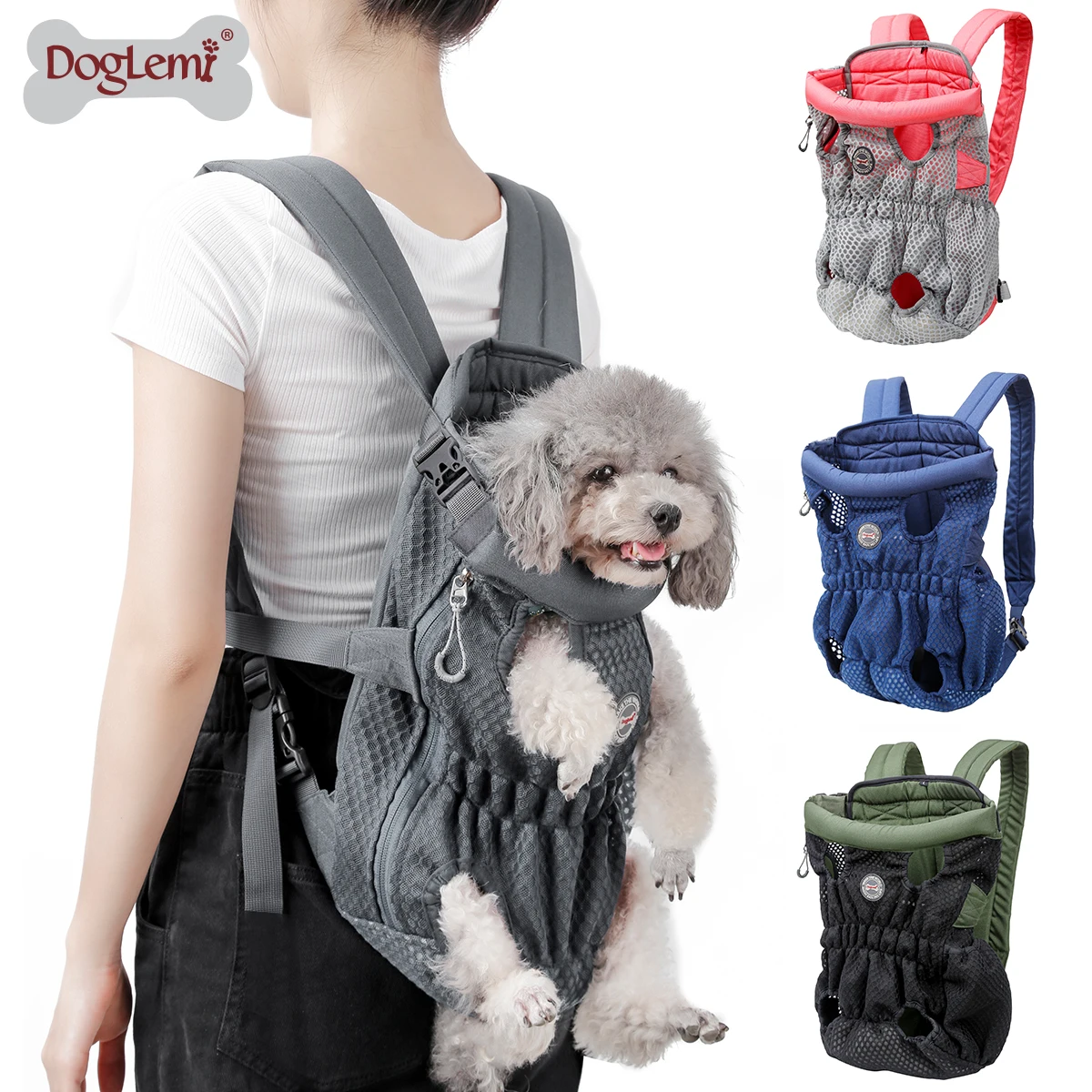 Sling Outdoor Travel Pet Bag Front Chest Backpack Design for Dog