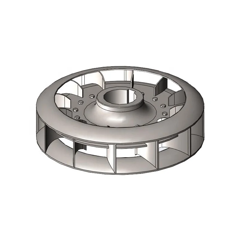 Curved Blade Disc Closure Turbine Agitator for Gas Handling