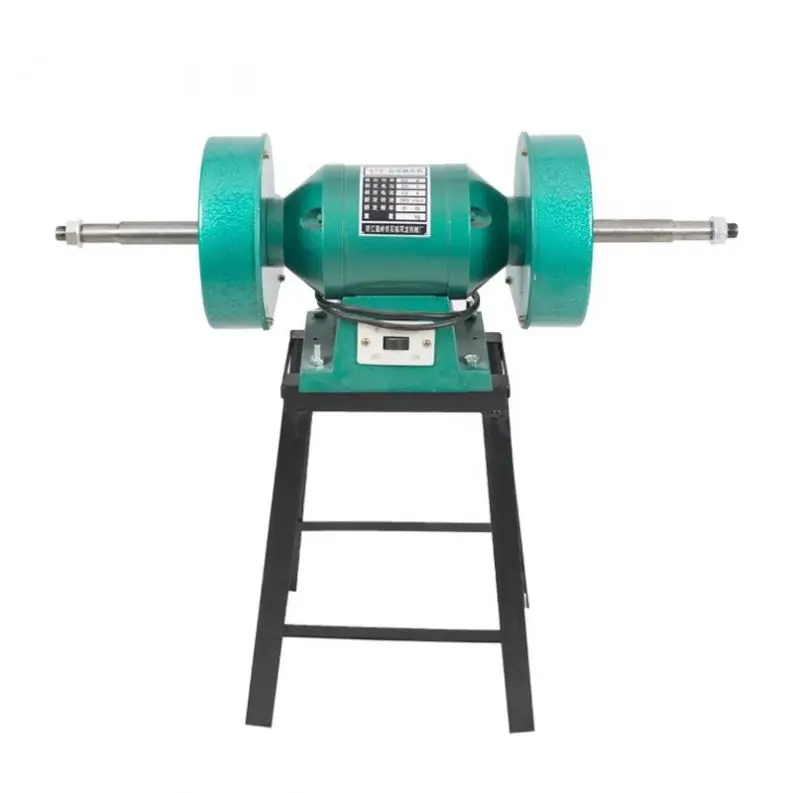 TEBAK Shoes Cleaning Machine 850w Double Head Safety Shoes Shoemaking Leather Polishing Machine for Shoes
