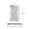 23.5 cm transparent rectangular ice dew dish