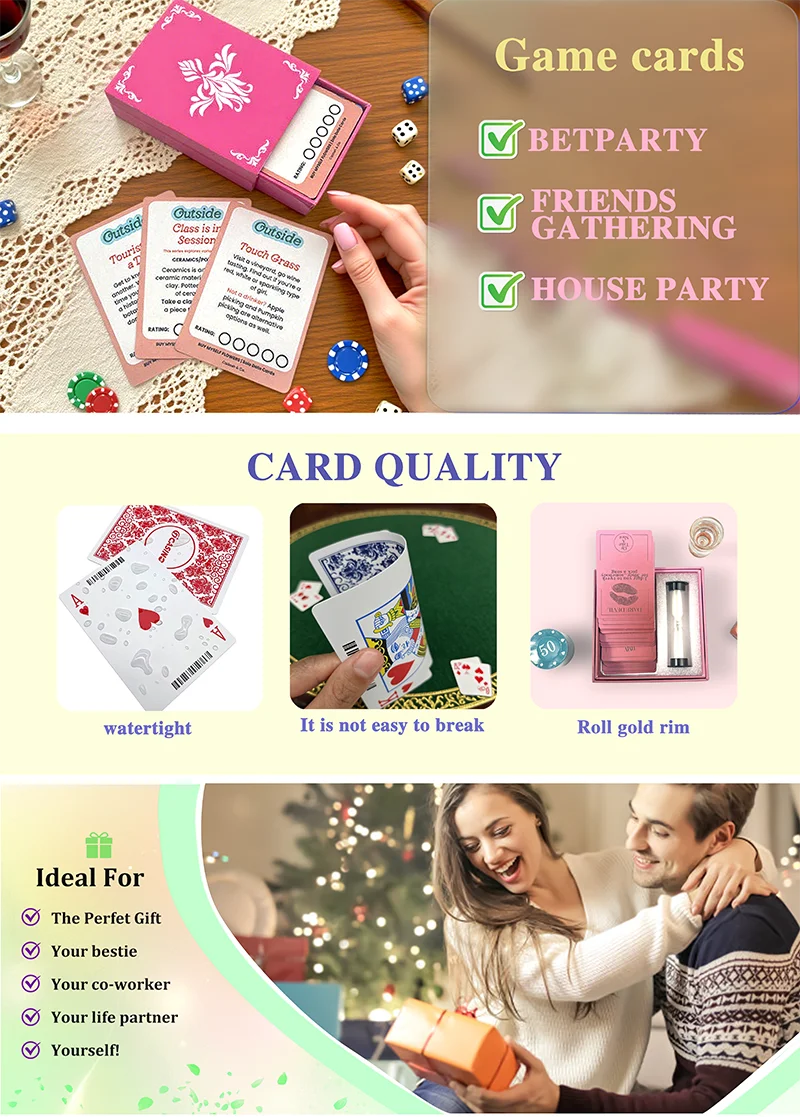 Factory Custom Flash Card Printing Customized Adult Question Card Game ...