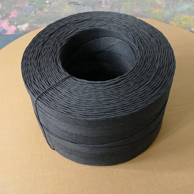 
Оптовая продажа, натуральная мягкая плетеная бумажная веревка для рукоделия сумки 