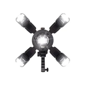 New S Type Handheld Grip Mount Bracket Holder for Godoxs Yongnuos Meikes Speedlite Flash Softbox with Handle product image