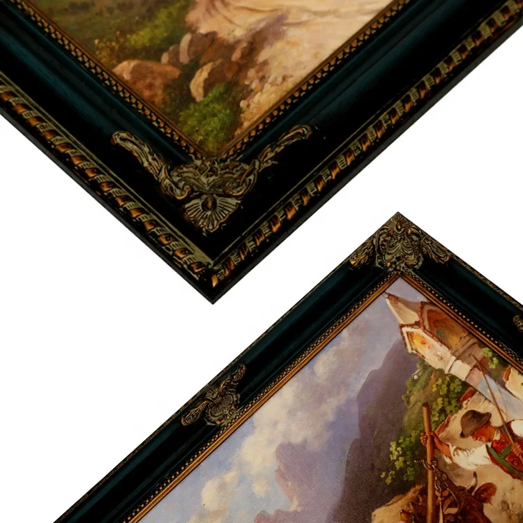 どうすれば ヨーロッパのレトロなフォトフレーム高級クラシック絵画フレームバロックフレーム Buy Oil Painting Frame