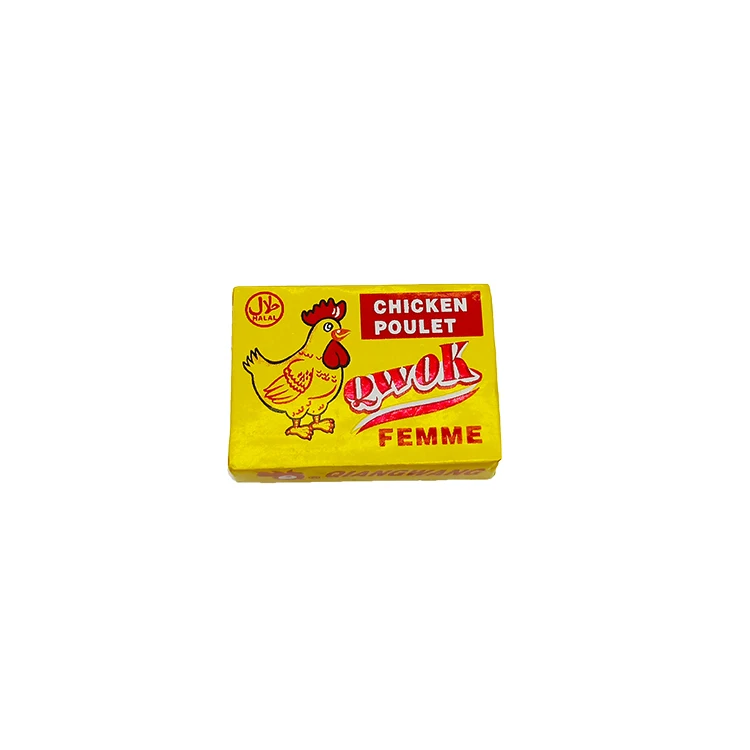 Qwok Halal Africa Food Chicken Flavored Broth Cube Bouillon Seasoning