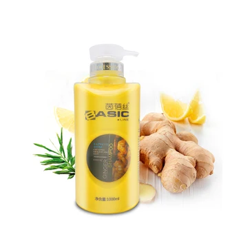 private label hair growth treatment care Organic  ginger Anti-dandruff anti-itch deep Cleaning shampoo