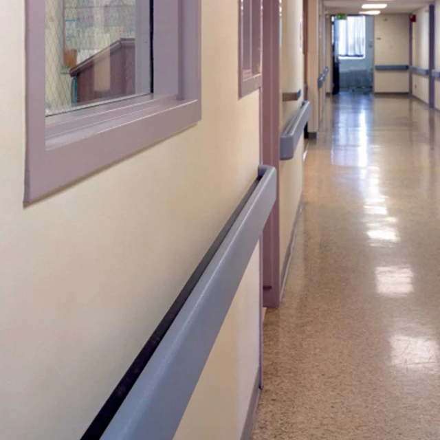 
Антибактериальные ПВХ пластиковые Лестничные Поручни для использования в больницах 