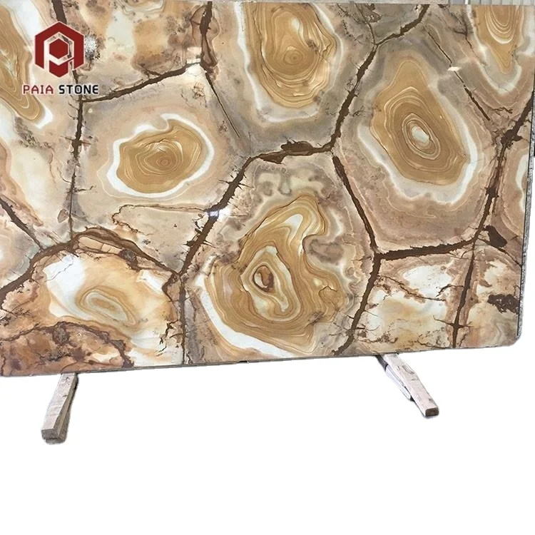 Good Quality Flamenco Natural Beige Quartzite Stone Slab for Kitchen Countertop