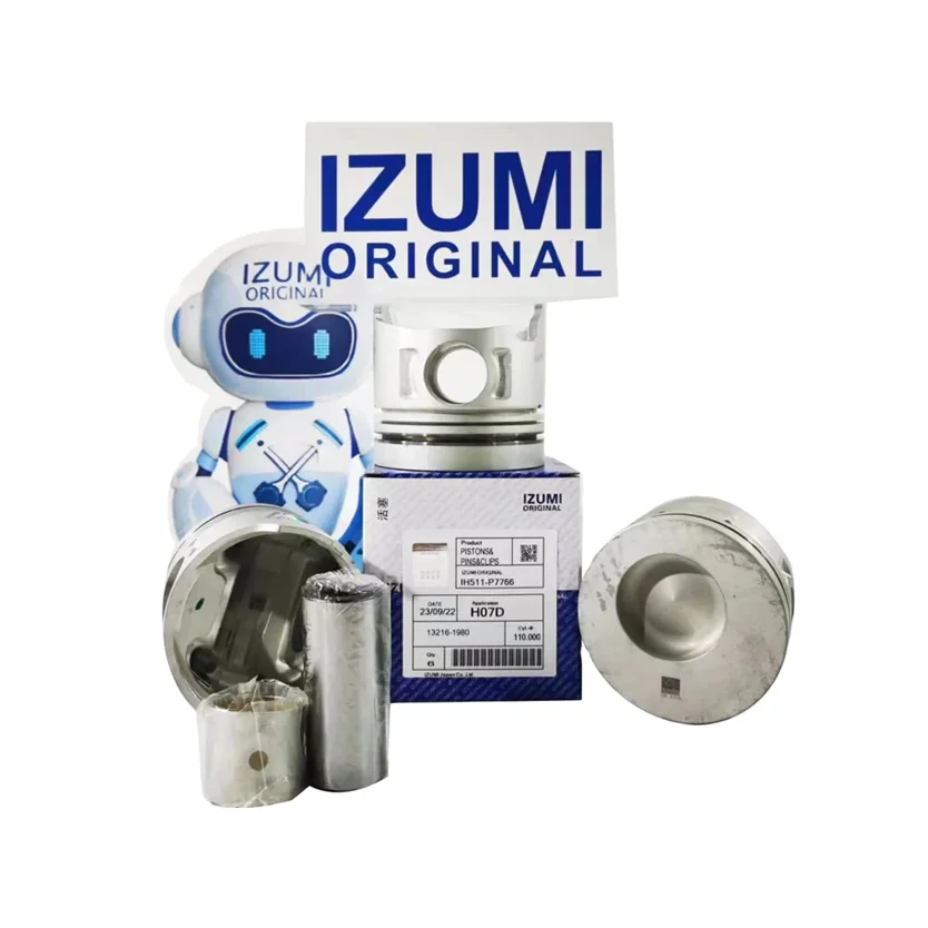 【エンビロン】 IZUMI ORIGINAL H07D Piston - High-Quality for HINO Engines