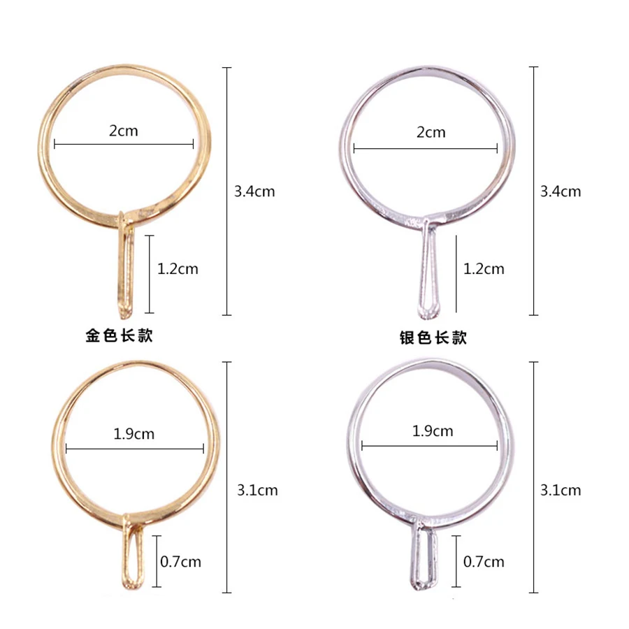 Ring Shape Gem Display Tool Durable Chrome Diamond Holder Large Diamonds and Gemstones Ring Finger Diamond Holders