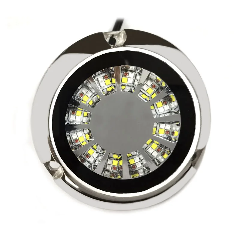 Weiken New Design 316 Stainless Steel Rgbw Boat Lights 12 Volts Marine