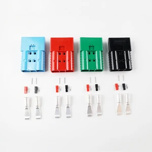 MULTICOLOR 350A 600V Double/Single Pole Cover With Copper Contact Handle Anti Electric Car Battery Plug Plug