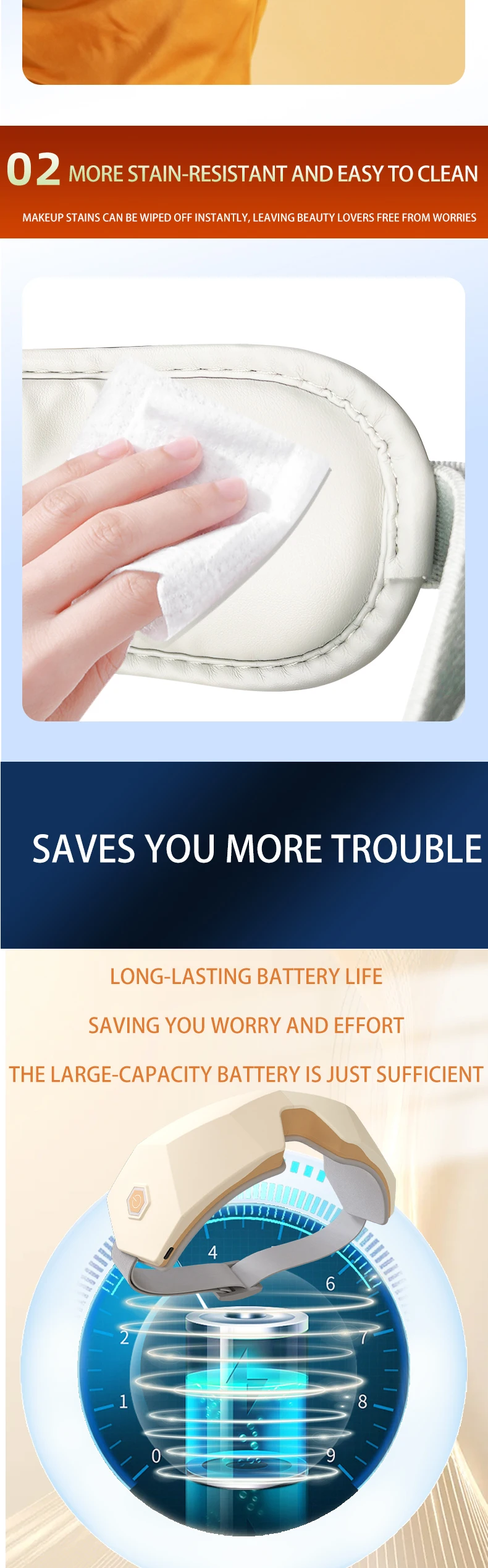 2025 New Product Smart Vibration Massage Relaxing Eye Care Device Hot Compress Eye Massager With Air Pressure
