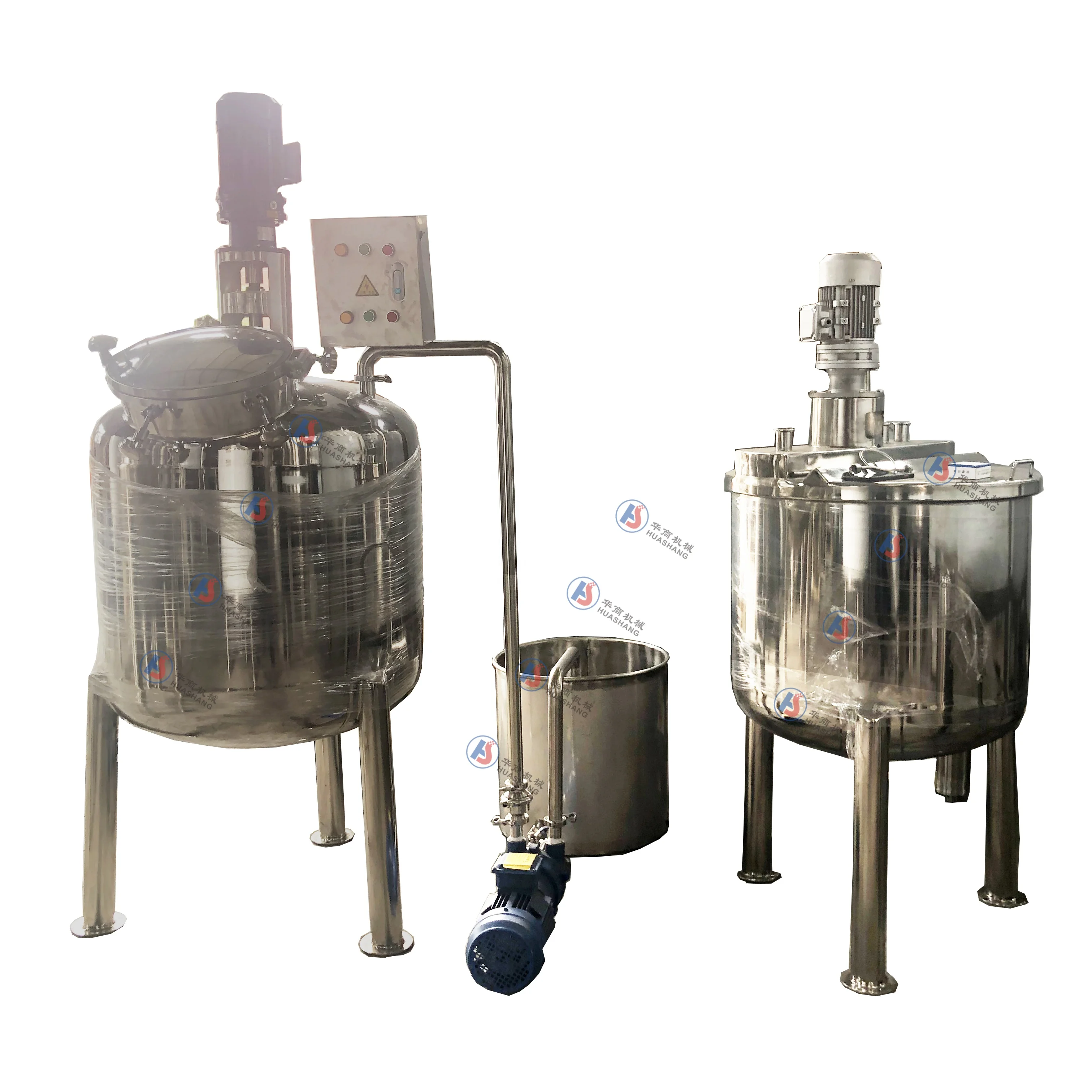 Емкость для смешивания напитков из нержавеющей стали SUS304/SS316L, мешалка, дизайнерский вакуумный насос