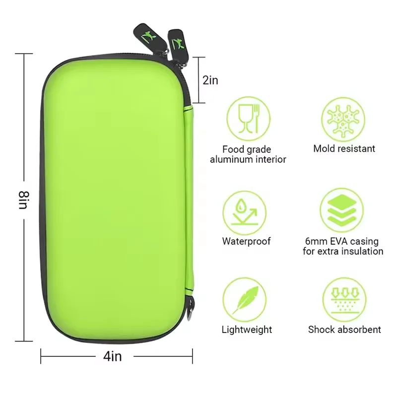 Whosale Customize  Diabetic Insulin Pen Syringes Cooler Bag Insulated  Insulin Travel Case