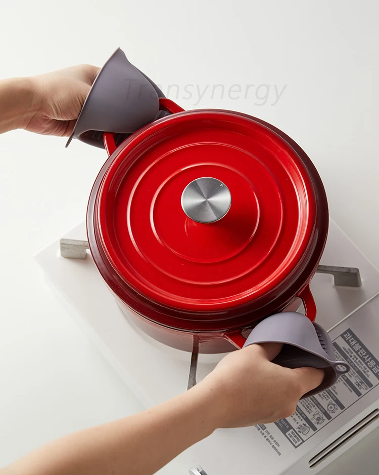 Hot Selling Heat Resisting Oven Gloves Silicone + Cotton Gloves Oven