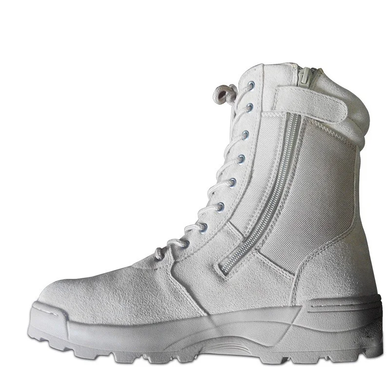 grey army boots