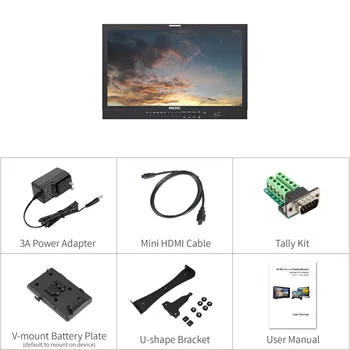 SEETEC P238-9HSD 23.8" Director Monitor with Peaking Focus, Safe Markers, Image Freeze/Flip, Ideal for Live Production product image