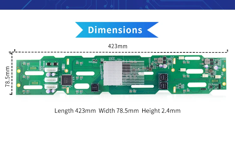 2U 12-bay Rackmount Chassis with Expander Backplane CC3X12-12S