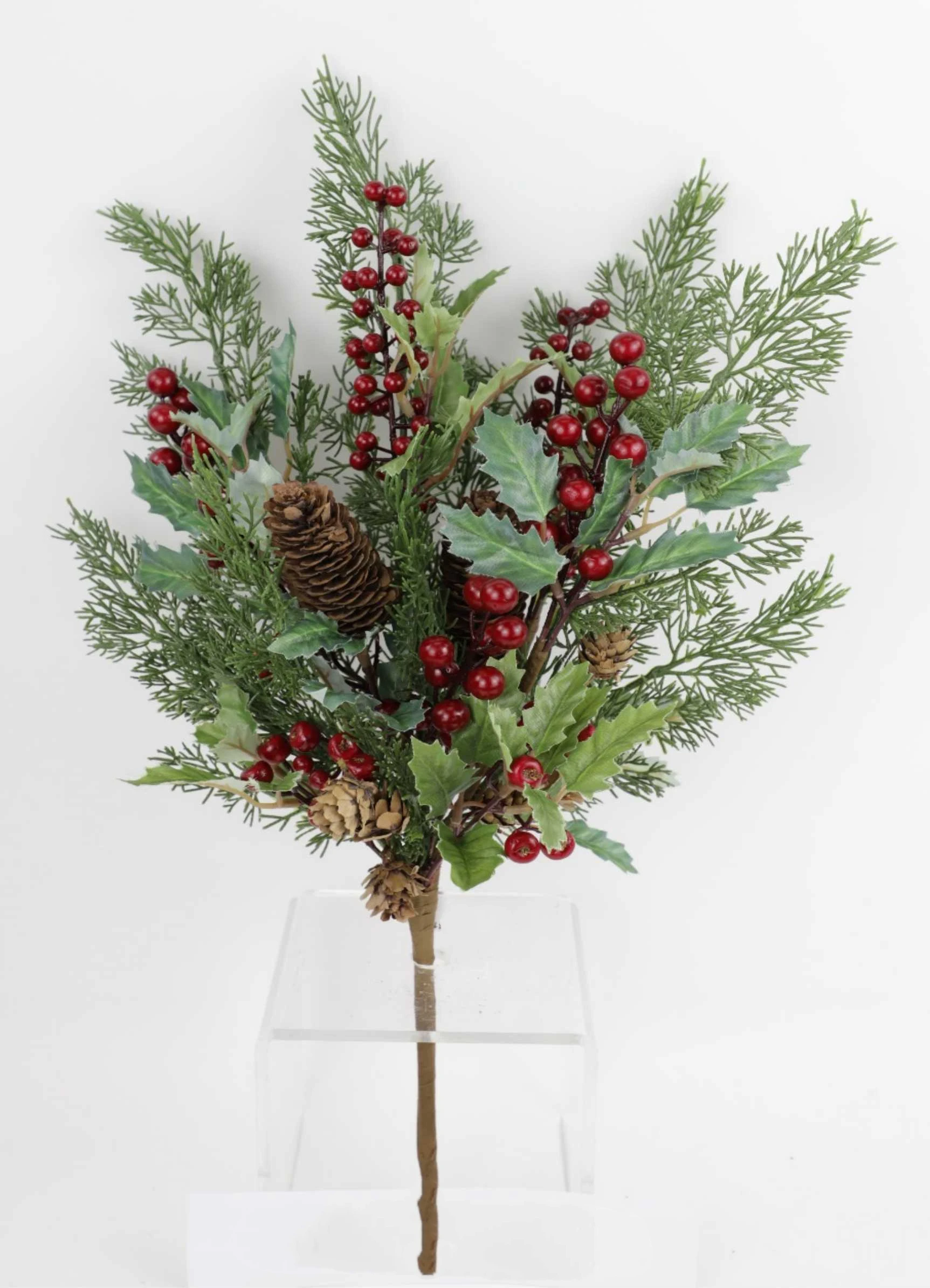 10x 26cm Red Berry rama de acebo hojas de Navidad Artificial Flor Elige  Decoración precios al por mayor Envío mundial rápido Buena tienda buenos  productos kvadratsushi.sk