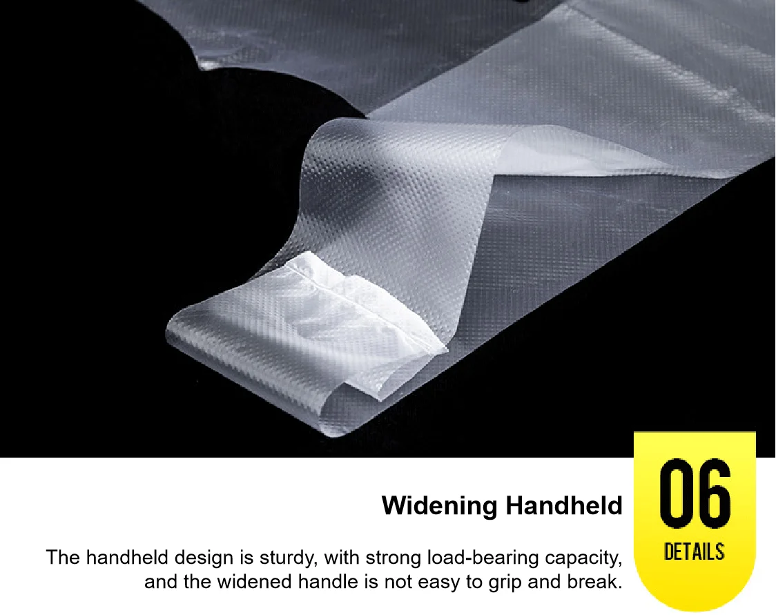 Classification Handheld Household Garbage Bag Thickened Four Color Kitchen Waste Classification Garbage Bag Vest Plastic Bag