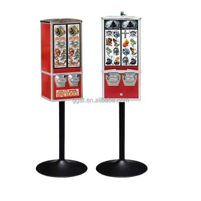 Mini Tattoo / Sticker / Card Coin Vending Machine Small Easier Carry the Card Vending Machine and Sticker Vending Machine