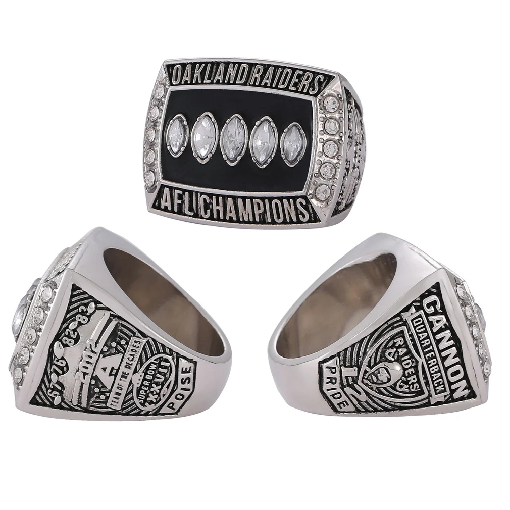 Oakland Raiders Championship Ring - Custom Men's Jewelry
