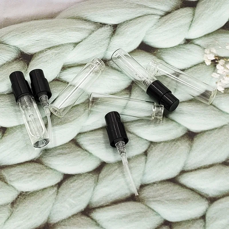 Small 2ml 3ml Gift Glass Perfume Sample Tester Bottle Perfume Spray Glass Vial Bottle