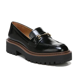 High Quality Hard-wearing Elegant Factory Price Girls Leather Loafers Shoes