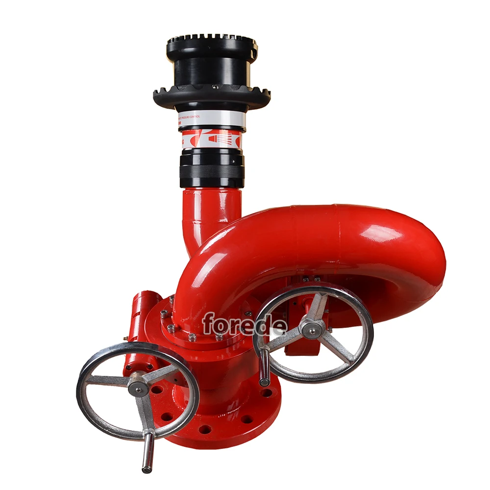 FOREDE 6000LPM Automatic Manual Fire Fighting Monitor Water Cannon for ...
