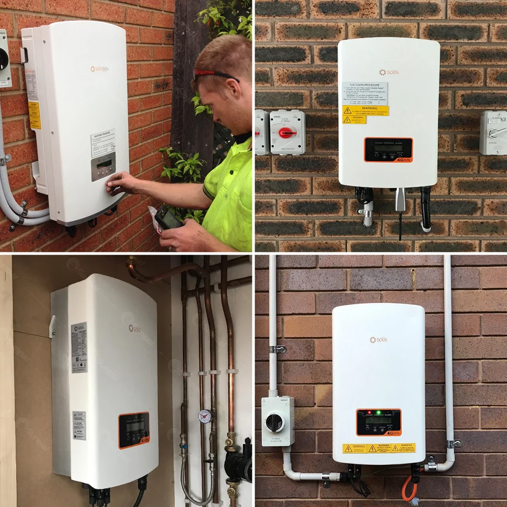 Solis Three Phase 220 380 Voltage 3kw 5kw 10kw 15kw 20kw 25kw on Grid Solar Inverter