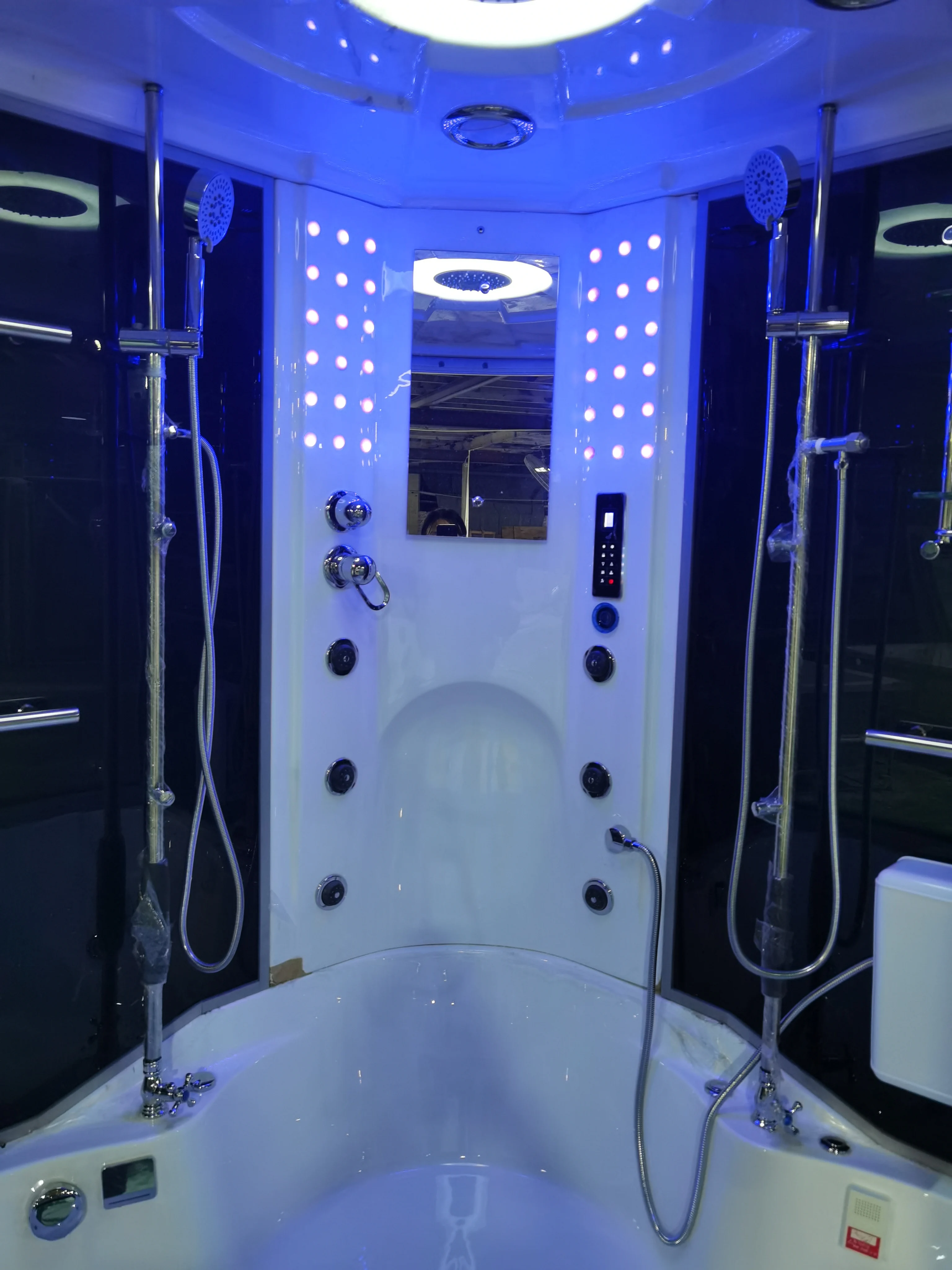 Enclosed Indoor Steam Shower Room Steam Cabin With Tub Buy Steam Roomshower Roomshower Cabin