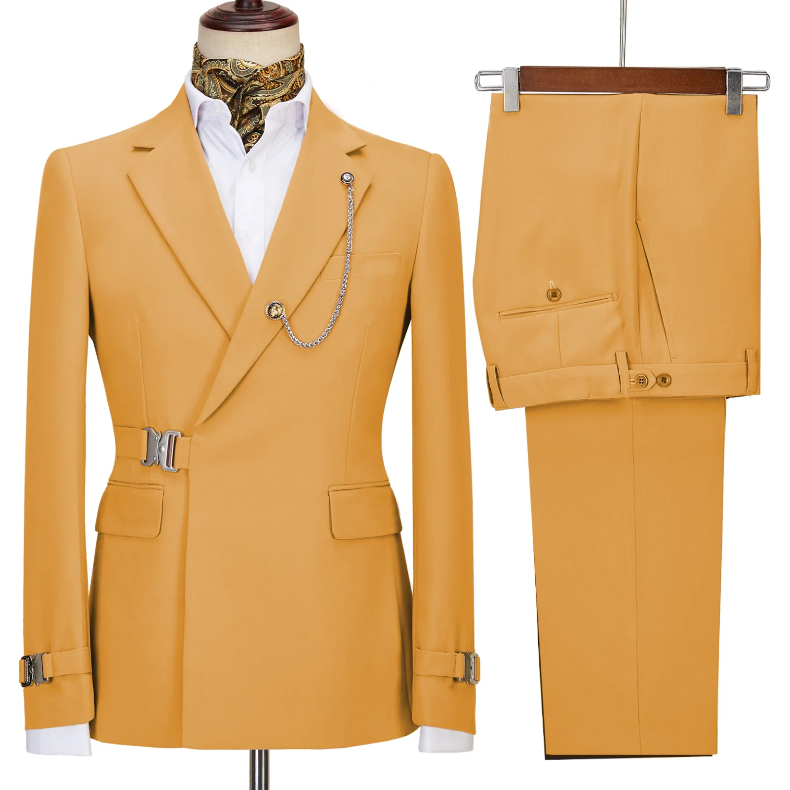 Blazer Homme Coupe Droite 1 Bouton – Veste De Costume Décontractée Légère, Idéale Mariage, Bureau Ou Soirée