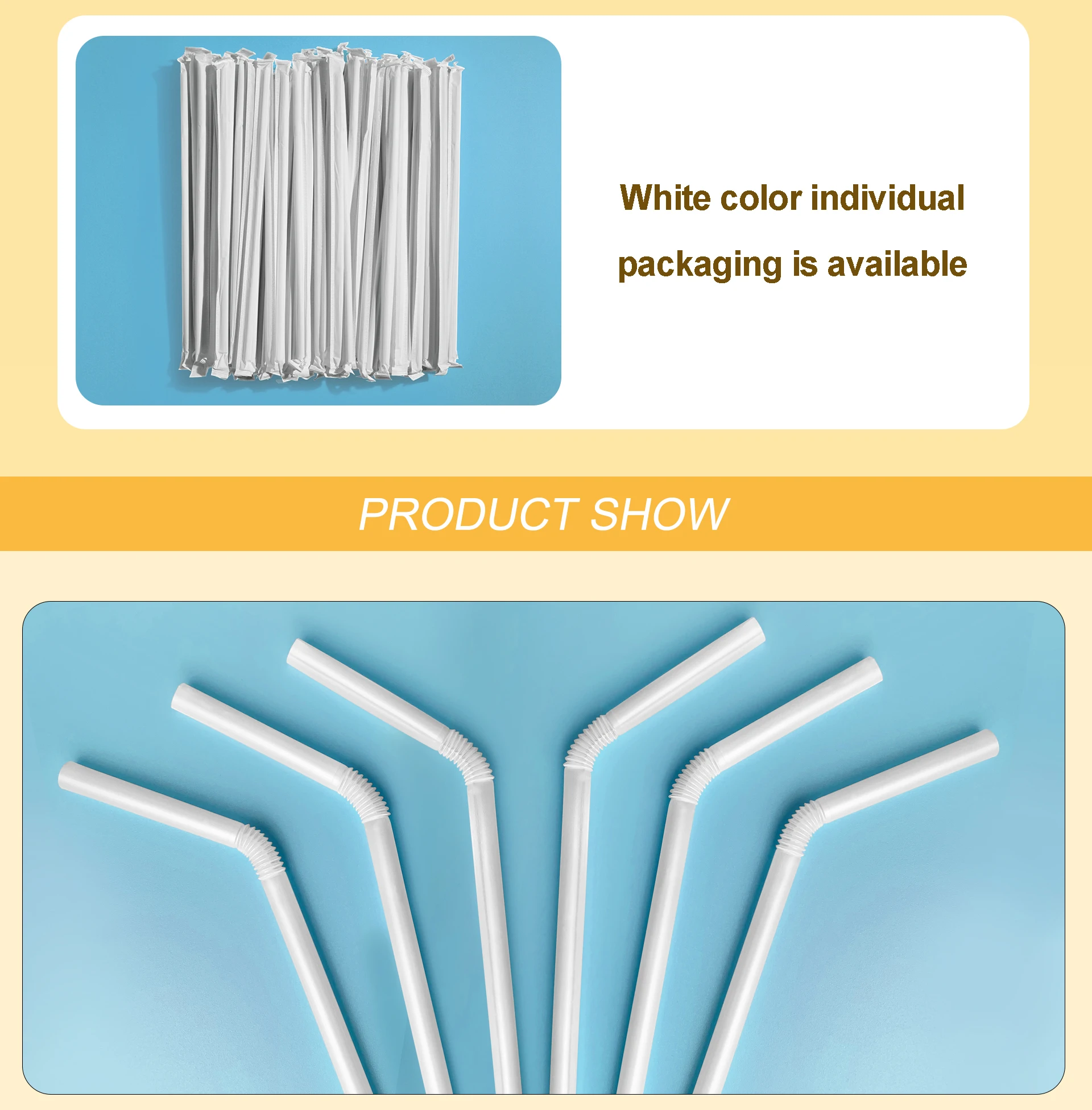 Bubble Tea Color Pla Paper Bendable Short Straw For Bend Colorful Clear Custom Plastic Straw